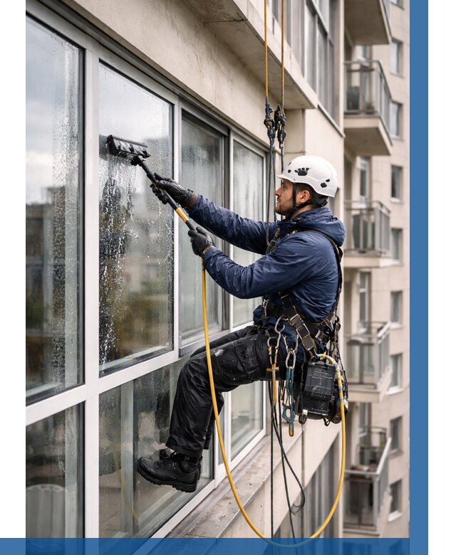 Мойка балконного остекления в Советской Гавани от 3636 р. | ВЫСОТНИК-Свс