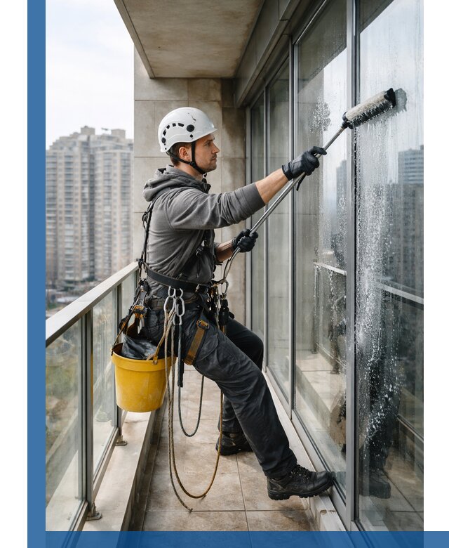 Профессиональная мойка балконного остекления в Советской Гавани