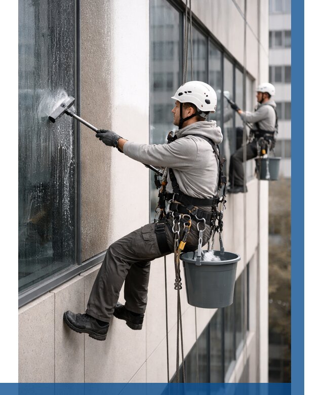 Мойка фасадов зданий в Советской Гавани под ключ от 364 р. | ВЫСОТНИК-Свс