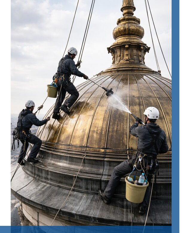 Мойка куполов и шпилей в Советской Гавани от 8311 р. - заказать | ВЫСОТНИК-Свс