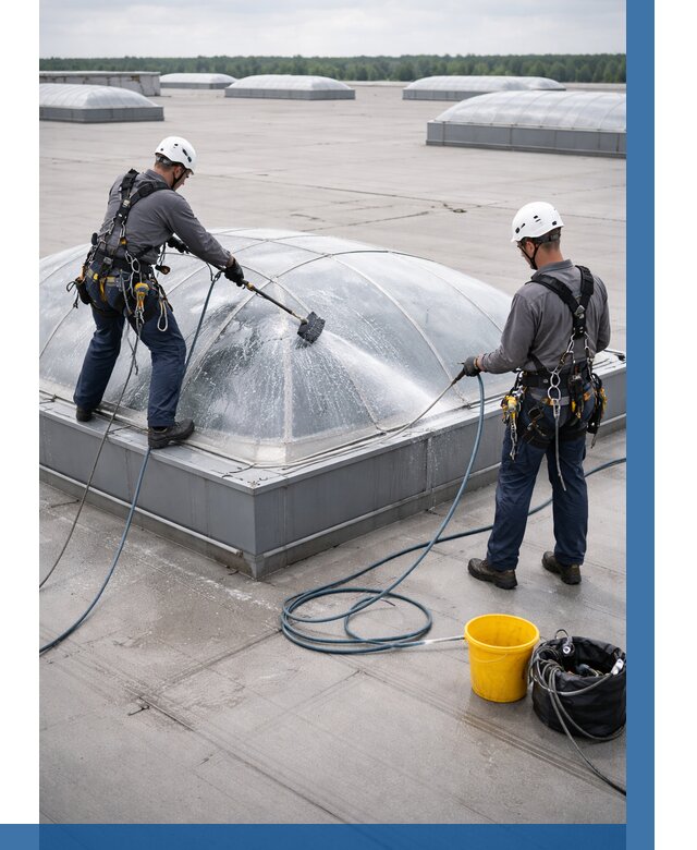 Мойка зенитных фонарей в Советской Гавани, заказать от 4675 р. | ВЫСОТНИК-Свс