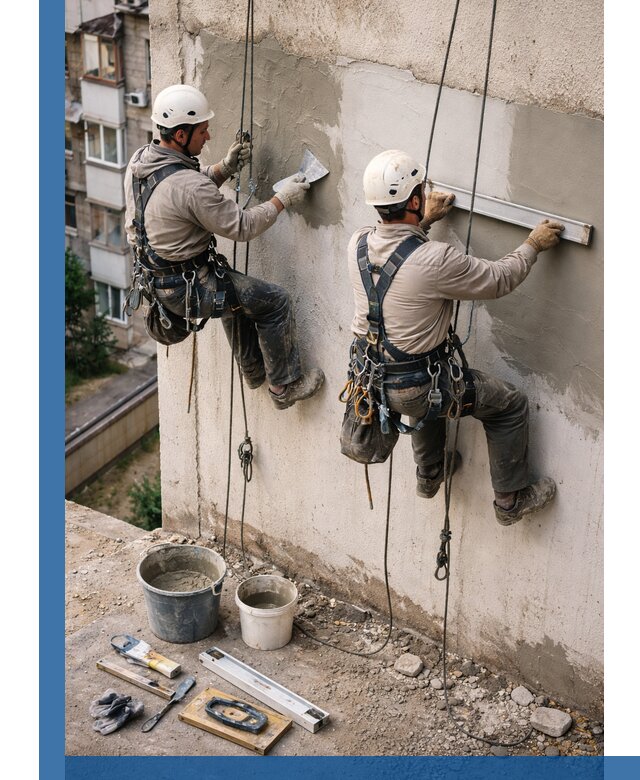Комплексный ремонт штукатурного фасада с гарантией в Советской Гавани
