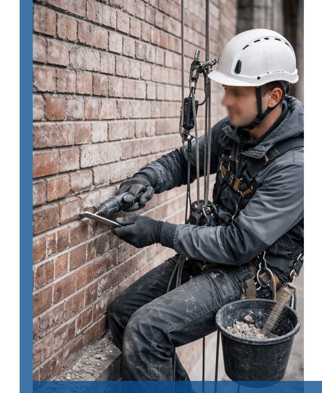 Расшивка кирпичных швов фасадов и стен, ремонт в Советской Гавани