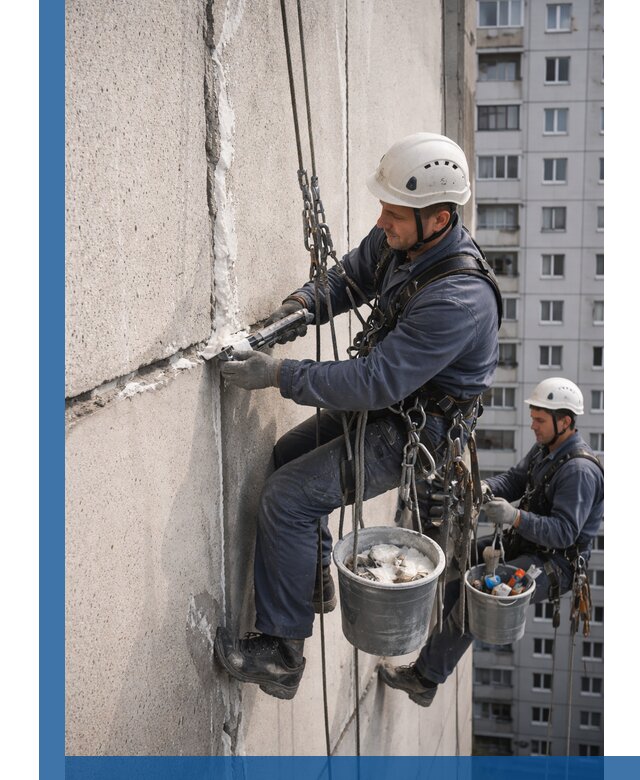 Утепление межпанельных швов в Советской Гавани профессионально и надежно