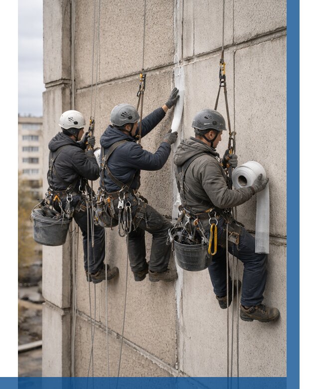 Ремонт межпанельных швов в Советской Гавани от 779 р. | ВЫСОТНИК-Свс