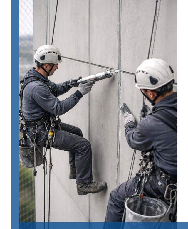 Первичная герметизация швов фасадов и кровель в Советской Гавани