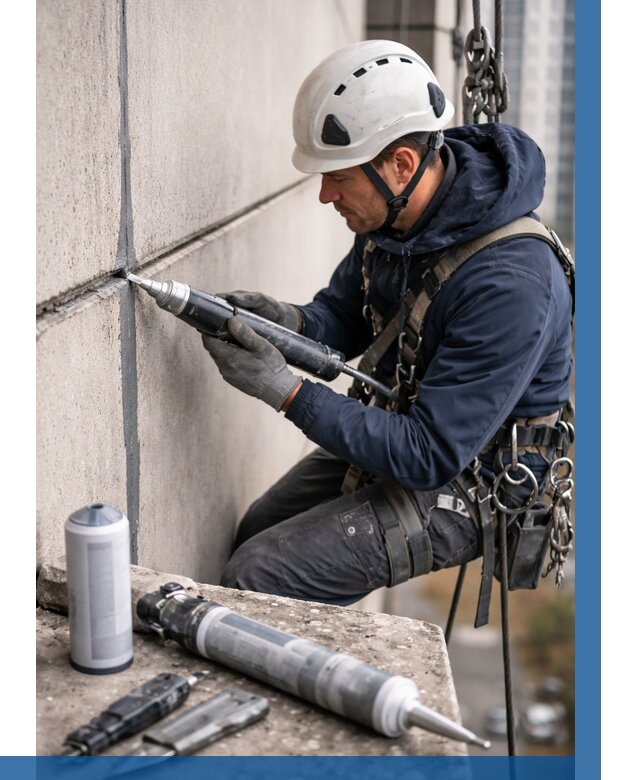 Вторичная герметизация швов в Советской Гавани от 468 р. | ВЫСОТНИК-Свс