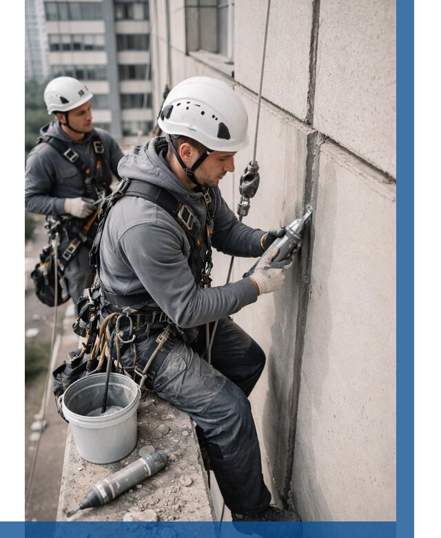 Ремонт деформационных швов здания в Советской Гавани от 1039 р. | ВЫСОТНИК-Свс
