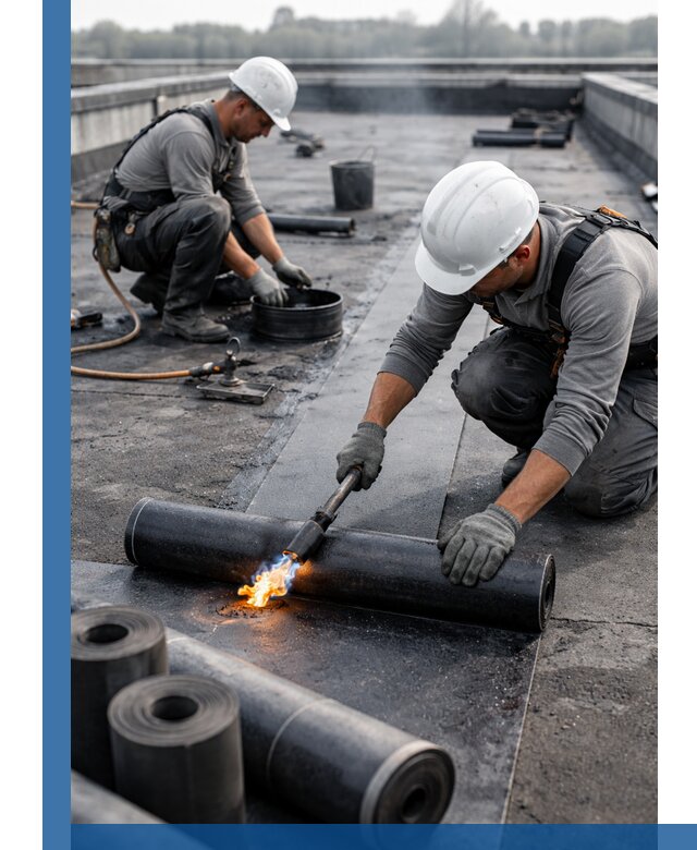 Ремонт рулонной кровли в Советской Гавани герметизация и восстановление