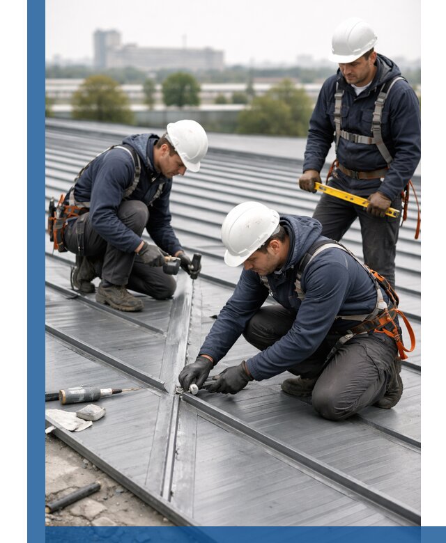 Ремонт фальцевой кровли в Советской Гавани срочно и качественно