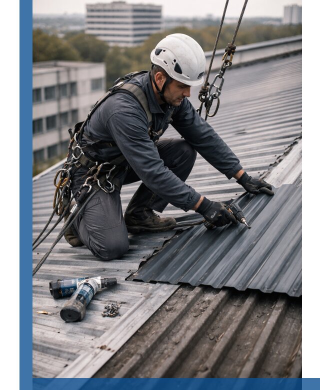 Ремонт профнастила на кровле в Советской Гавани, работы под ключ