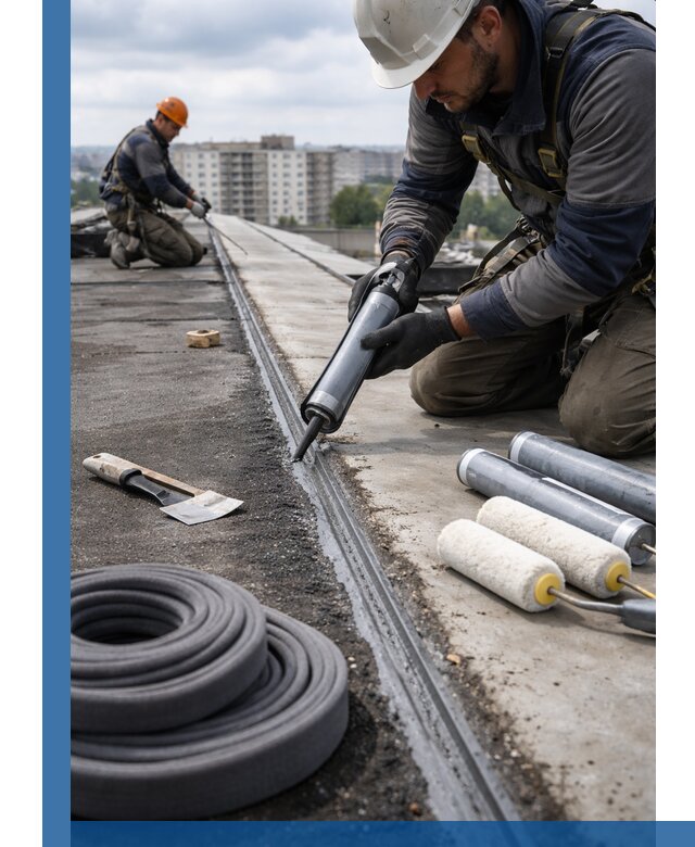 Герметизация швов кровли в Советской Гавани с гарантией герметичности