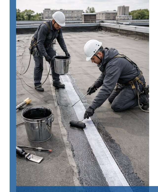 Гидроизоляция кровли мастикой в Советской Гавани надежная защита