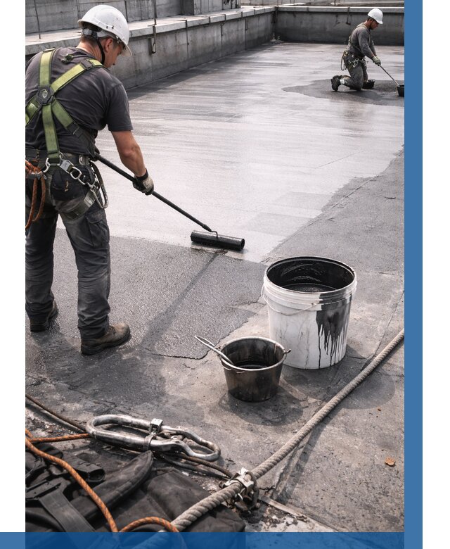 Гидроизоляция кровли жидкой резиной в Советской Гавани от 519 р. | ВЫСОТНИК-Свс