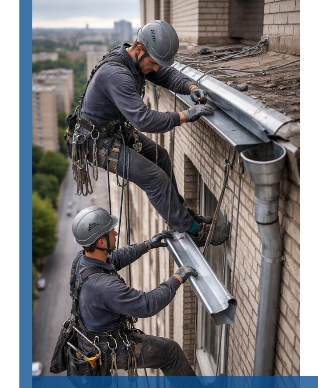 Ремонт водосточных желобов в Советской Гавани, быстро и качественно