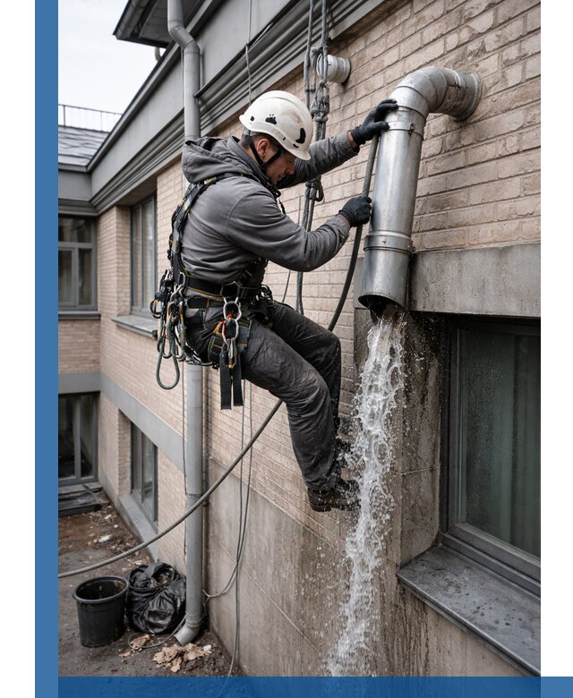 Профессиональная прочистка водосточных труб в Советской Гавани с гарантией