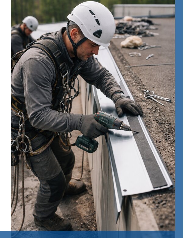 Монтаж капельника на кровле в Советской Гавани от 312 р. | ВЫСОТНИК-Свс