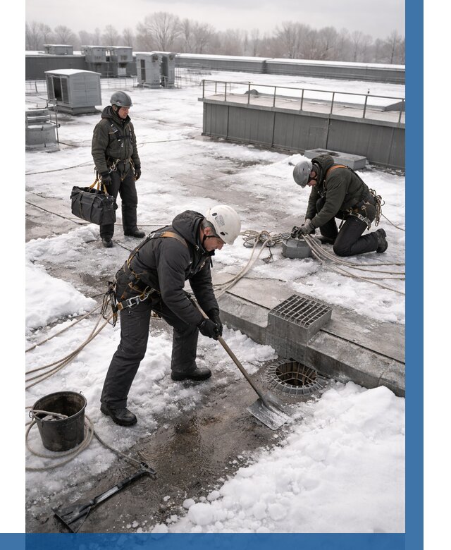 Абонентское обслуживание кровли зимой в Советской Гавани от 8311 р. | ВЫСОТНИК-Свс