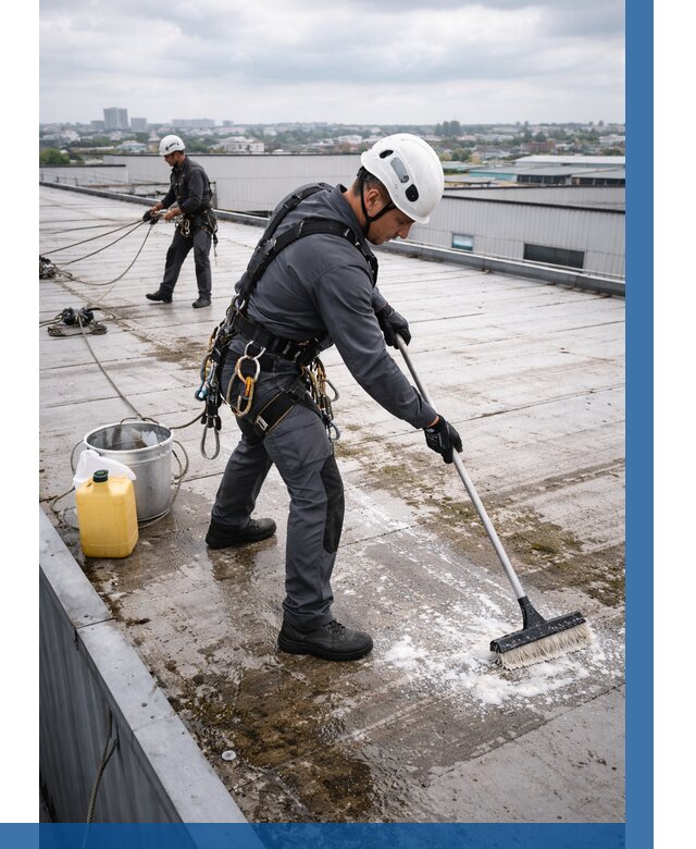 Очистка крыши по графику в Советской Гавани от 7792 р. | ВЫСОТНИК-Свс