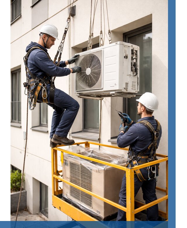 Демонтаж внешнего блока кондиционера в Советской Гавани от 3636 р. | ВЫСОТНИК-Свс