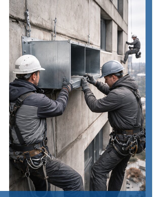 Монтаж вентиляционных коробов в Советской Гавани от 3117 р. | ВЫСОТНИК-Свс