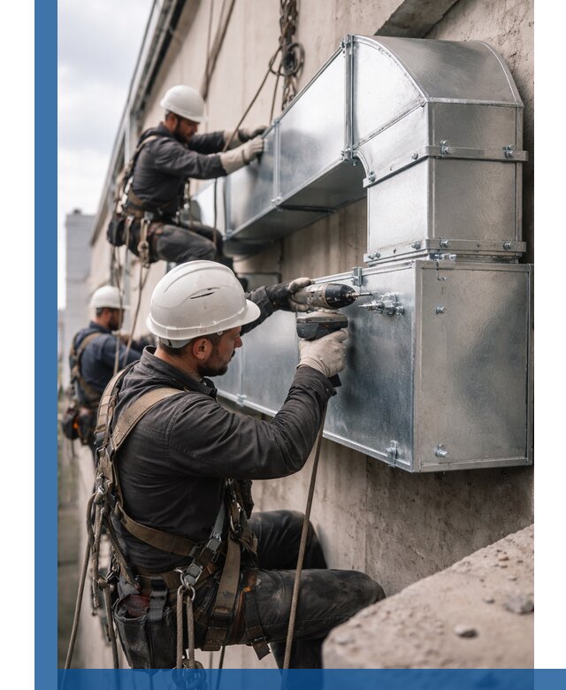 Профессиональный монтаж вентиляционных коробов в Советской Гавани под ключ