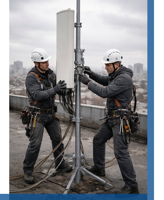 Монтаж антенн связи на крыше в Советской Гавани от 8831 р. | ВЫСОТНИК-Свс