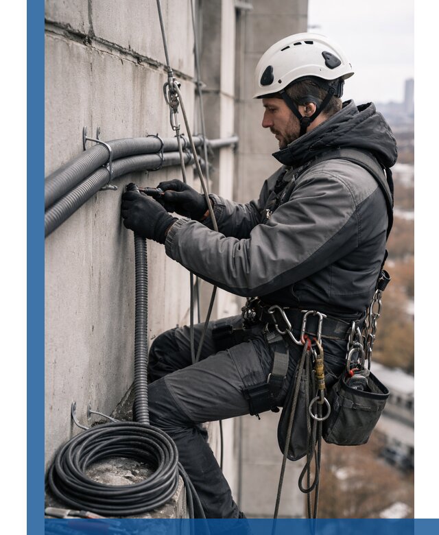 Профессиональный монтаж гофры для кабеля в Советской Гавани с гарантией