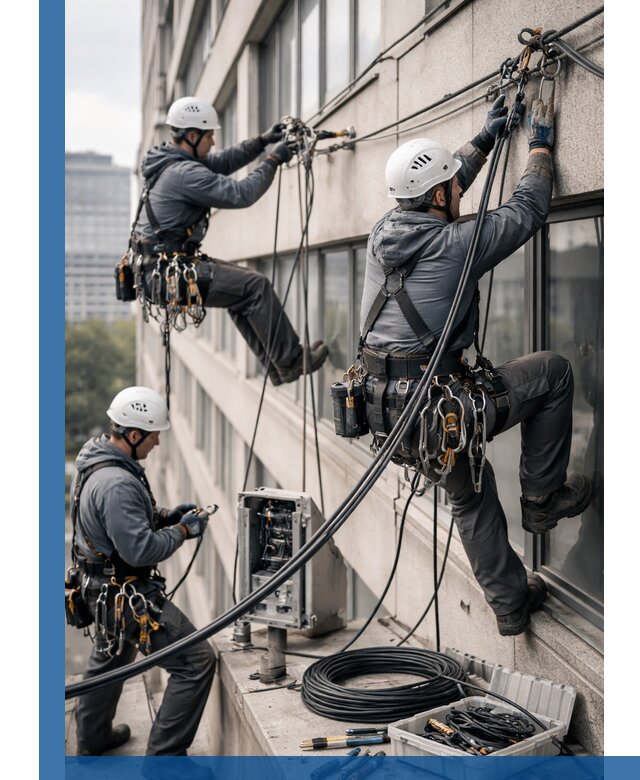 Прокладка оптоволоконного кабеля в Советской Гавани под ключ с тестированием