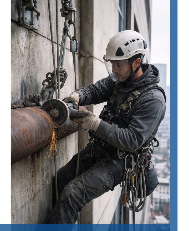 Резка металла на высоте в Советской Гавани по цене от 4675 р. | ВЫСОТНИК-Свс