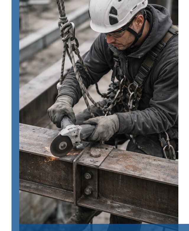 Резка металла на высоте в Советской Гавани для зданий и конструкций