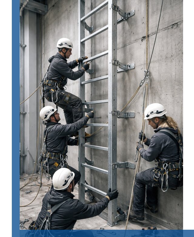 Монтаж металлических лестниц в Советской Гавани под ключ со гарантией