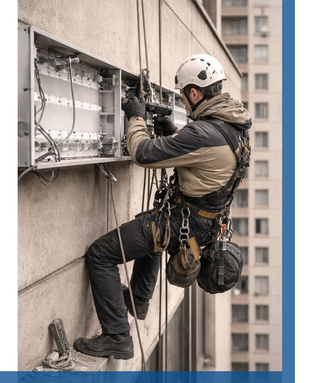 Ремонт вывески на высоте в Советской Гавани от 4675 р. | ВЫСОТНИК-Свс