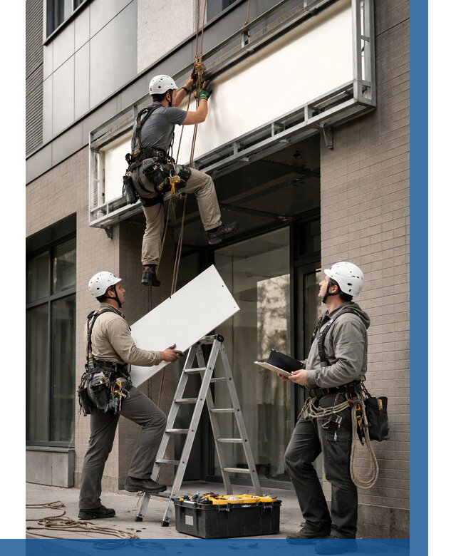 Монтаж светового короба в Советской Гавани от 6753 р. | ВЫСОТНИК-Свс