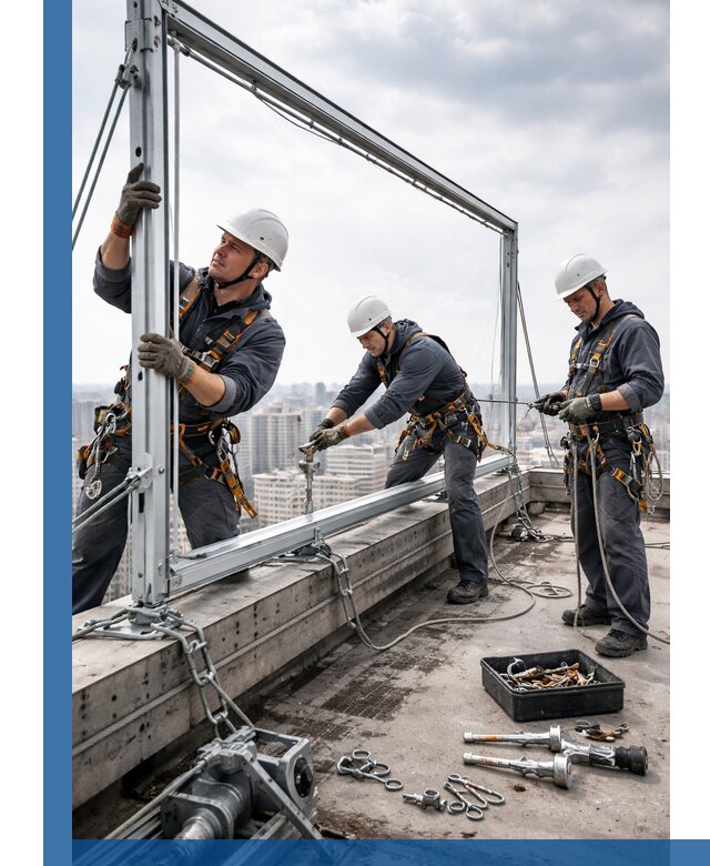 Монтаж крышных рекламных конструкций под ключ в Советской Гавани