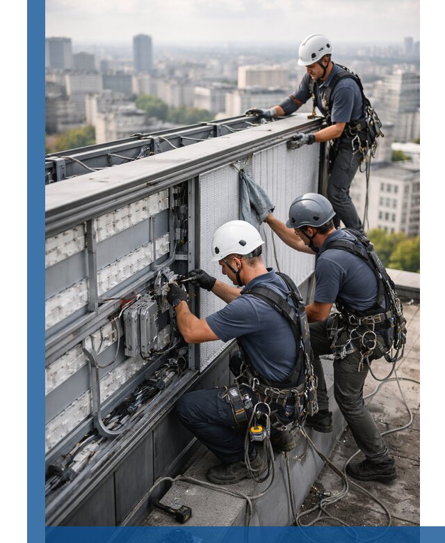 Профессиональное обслуживание крышной рекламы в Советской Гавани под ключ