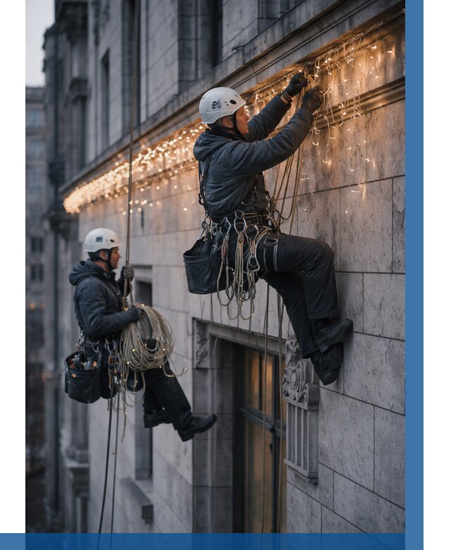 Монтаж новогодней иллюминации в Советской Гавани от 8831 р. | ВЫСОТНИК-Свс