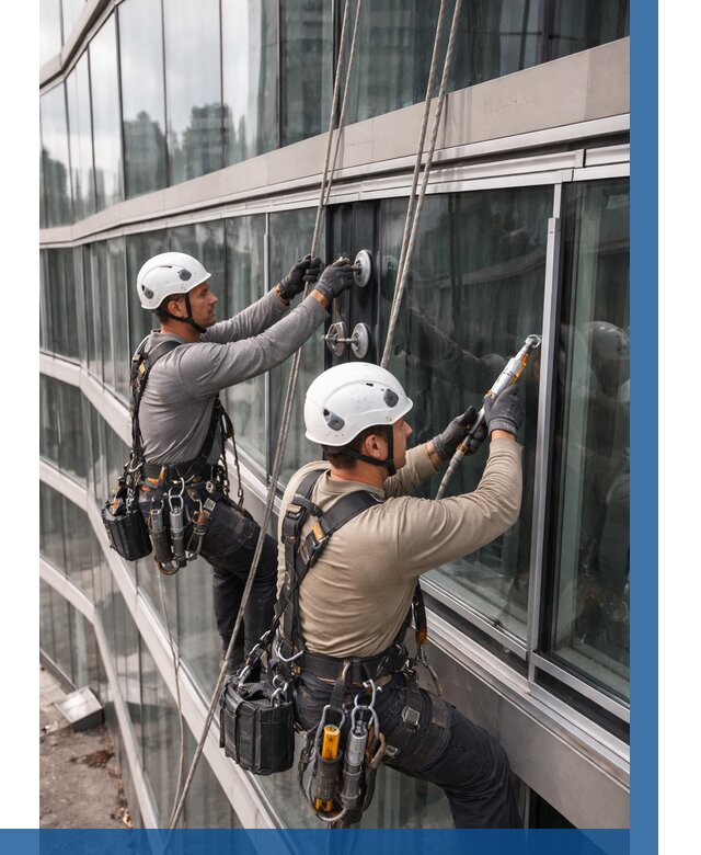 Радиусное остекление фасада в Советской Гавани от 12467 р. | ВЫСОТНИК-Свс