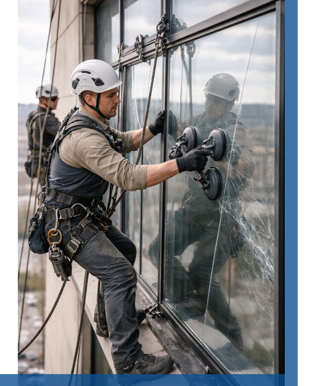 Замена стекла в витраже в Советской Гавани под ключ от 8831 р. | ВЫСОТНИК-Свс