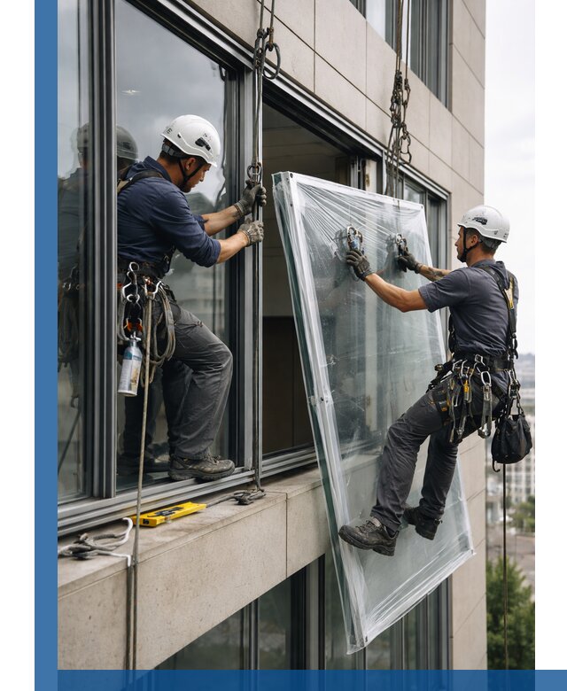 Профессиональная замена стекла в витраже в Советской Гавани с гарантией