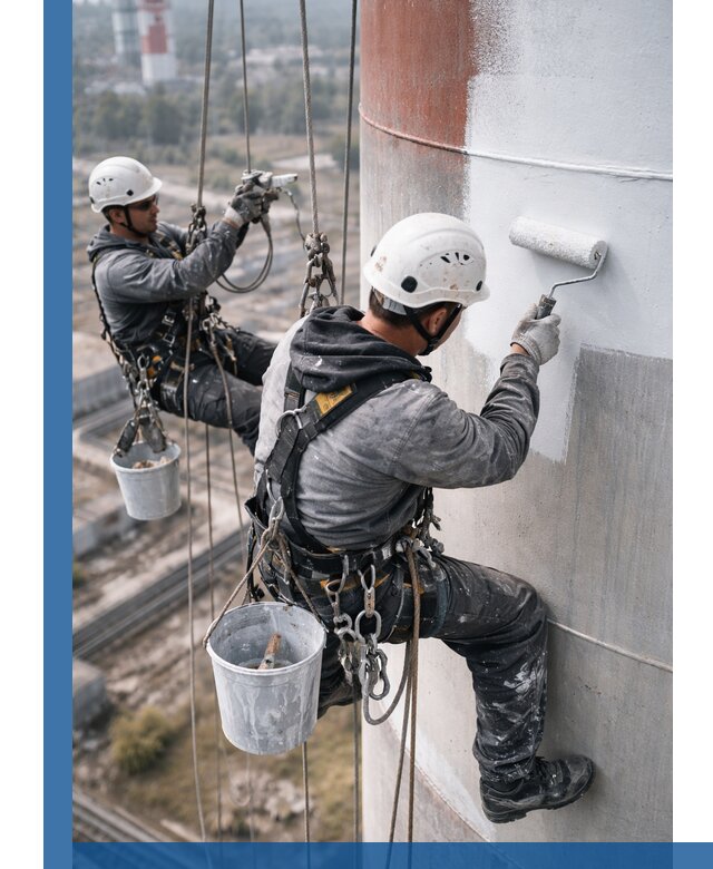 Покраска дымовых труб в Советской Гавани: антикоррозийная защита и восстановление