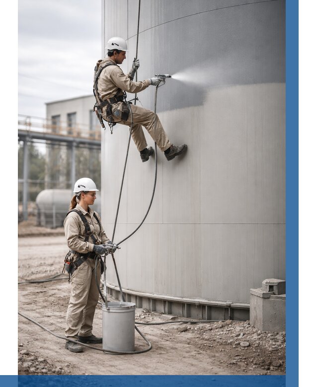 Покраска резервуаров в Советской Гавани от 1247 р. | ВЫСОТНИК-Свс — заказать