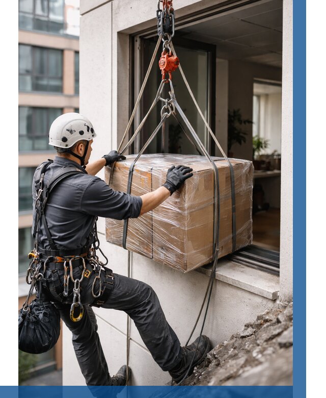 Подъем груза через окно в Советской Гавани от 4675 р. | ВЫСОТНИК-Свс