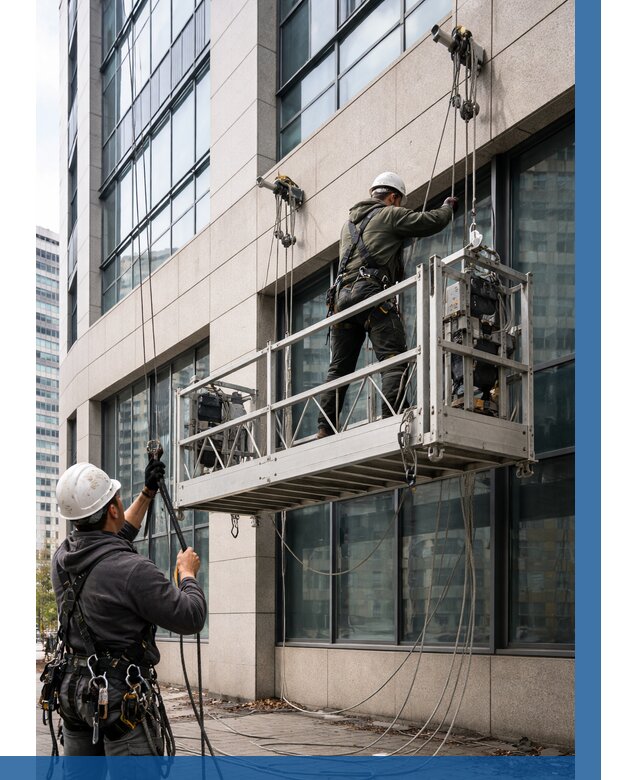 Монтаж и подъем фасадной люльки в Советской Гавани от 12467 р. | ВЫСОТНИК-Свс