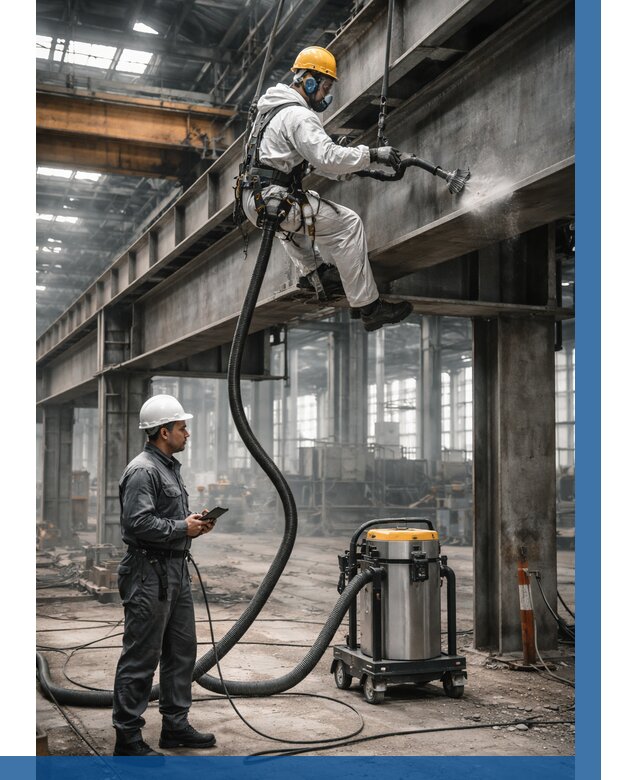 Обеспыливание конструкций в цехе в Советской Гавани от 4363 р. | ВЫСОТНИК-Свс