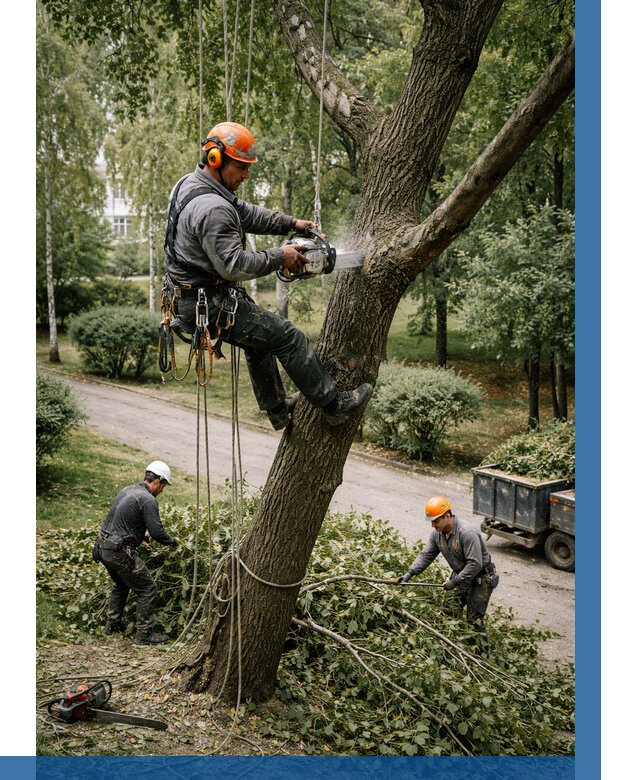 Кронирование деревьев в Советской Гавани от 6753 р. | ВЫСОТНИК-Свс