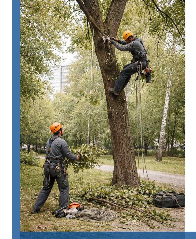 Санитарная обрезка деревьев в Советской Гавани, профессионально и безопасно