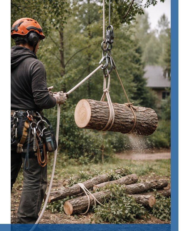 Валка деревьев частями в Советской Гавани от 7792 р. | ВЫСОТНИК-Свс