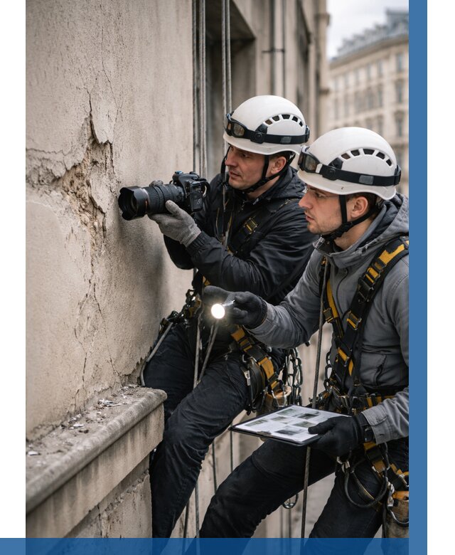 Фотофиксация дефектов фасада в Советской Гавани от 4675 р. | ВЫСОТНИК-Свс