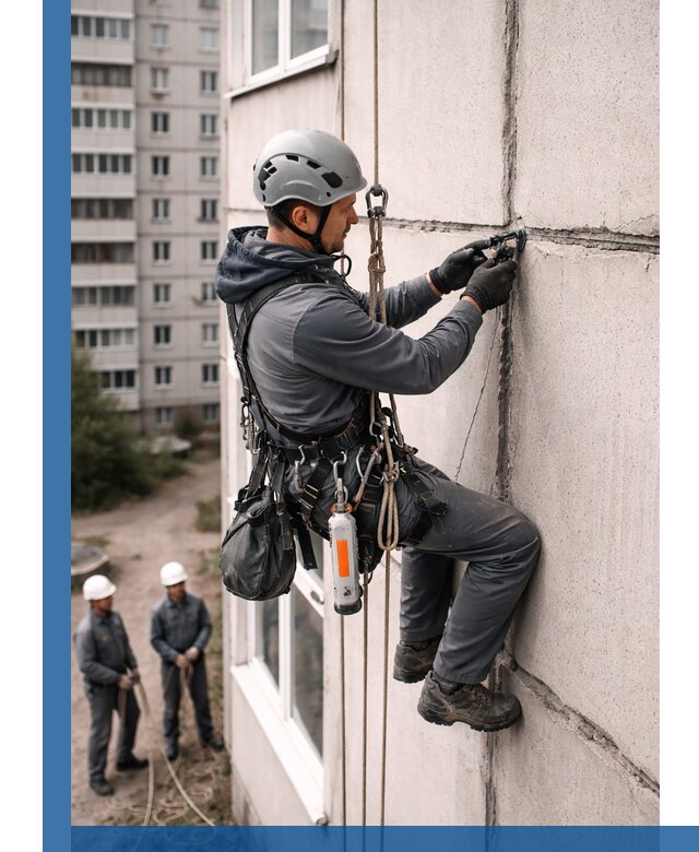 Обследование межпанельных швов и герметизация в Советской Гавани